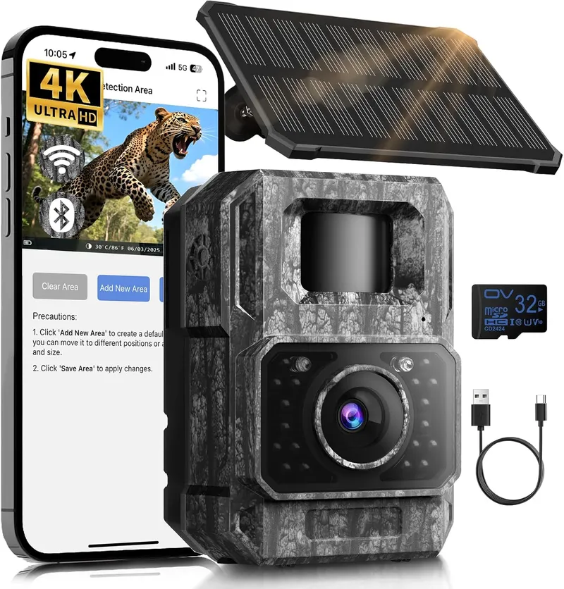 MAXDONE Solar Trail Camera – Greige
